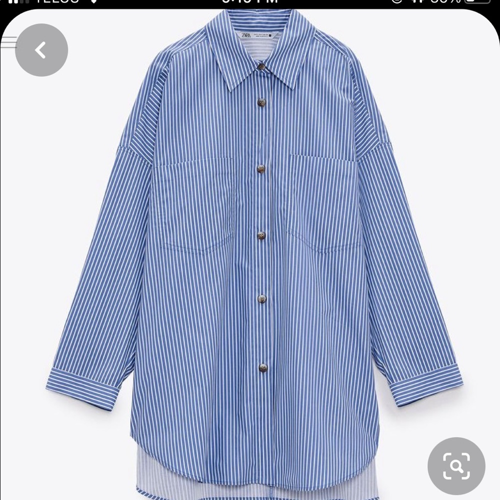 Oversized button up shirt